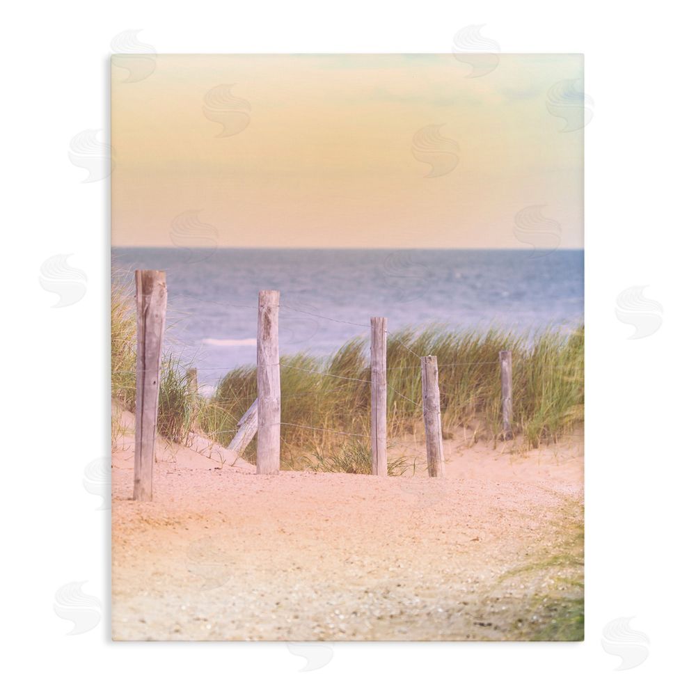 Marcus Prime Carefree Beach Vacation Stretched Canvas Wall Art Print