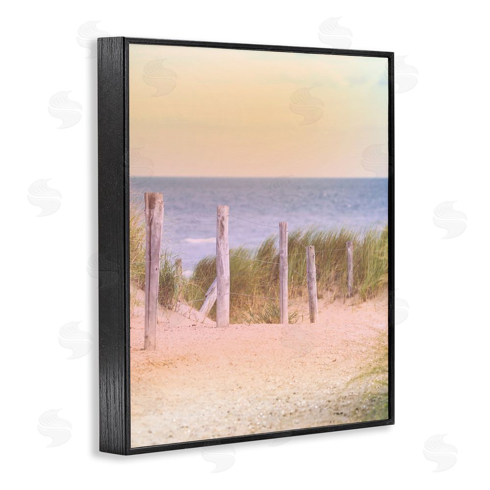 Marcus Prime Carefree Beach Vacation Black Framed Giclee Wall Art Print