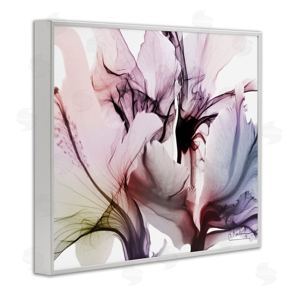 Albert Koetsier Brilliant Song Flower Petals White Framed Giclee Wall Art Print
