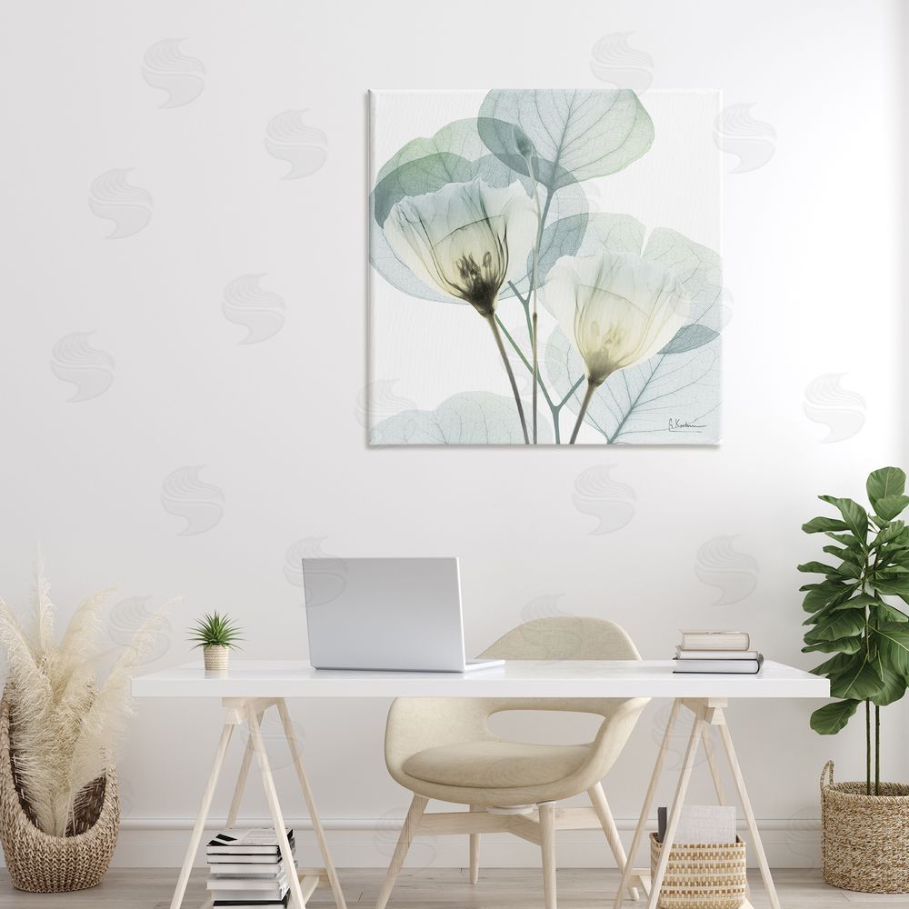 Albert Koetsier Divine Fate Flower Leaves Stretched Canvas Wall Art in Room