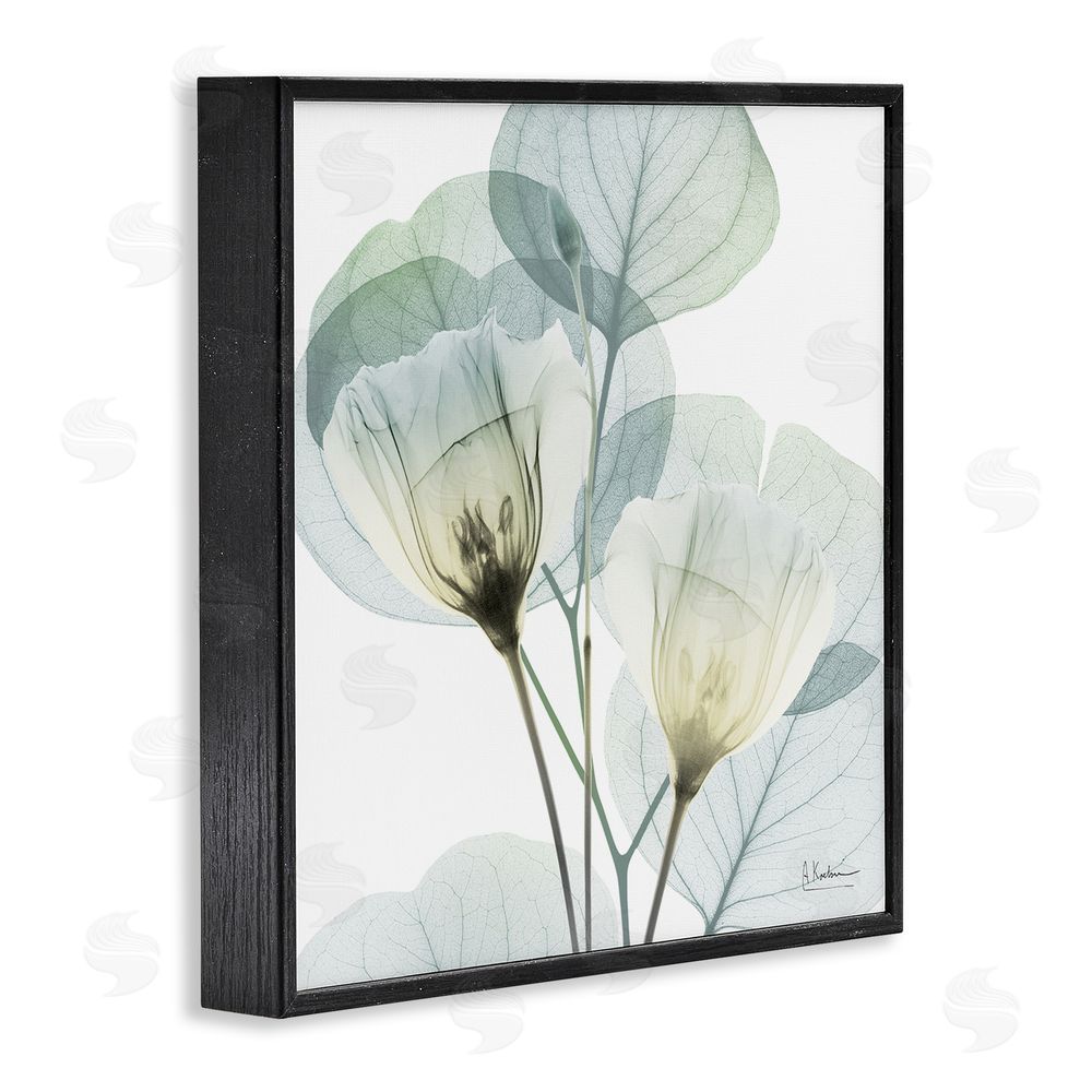 Albert Koetsier Divine Fate Flower Leaves Black Framed Giclee Wall Art Print