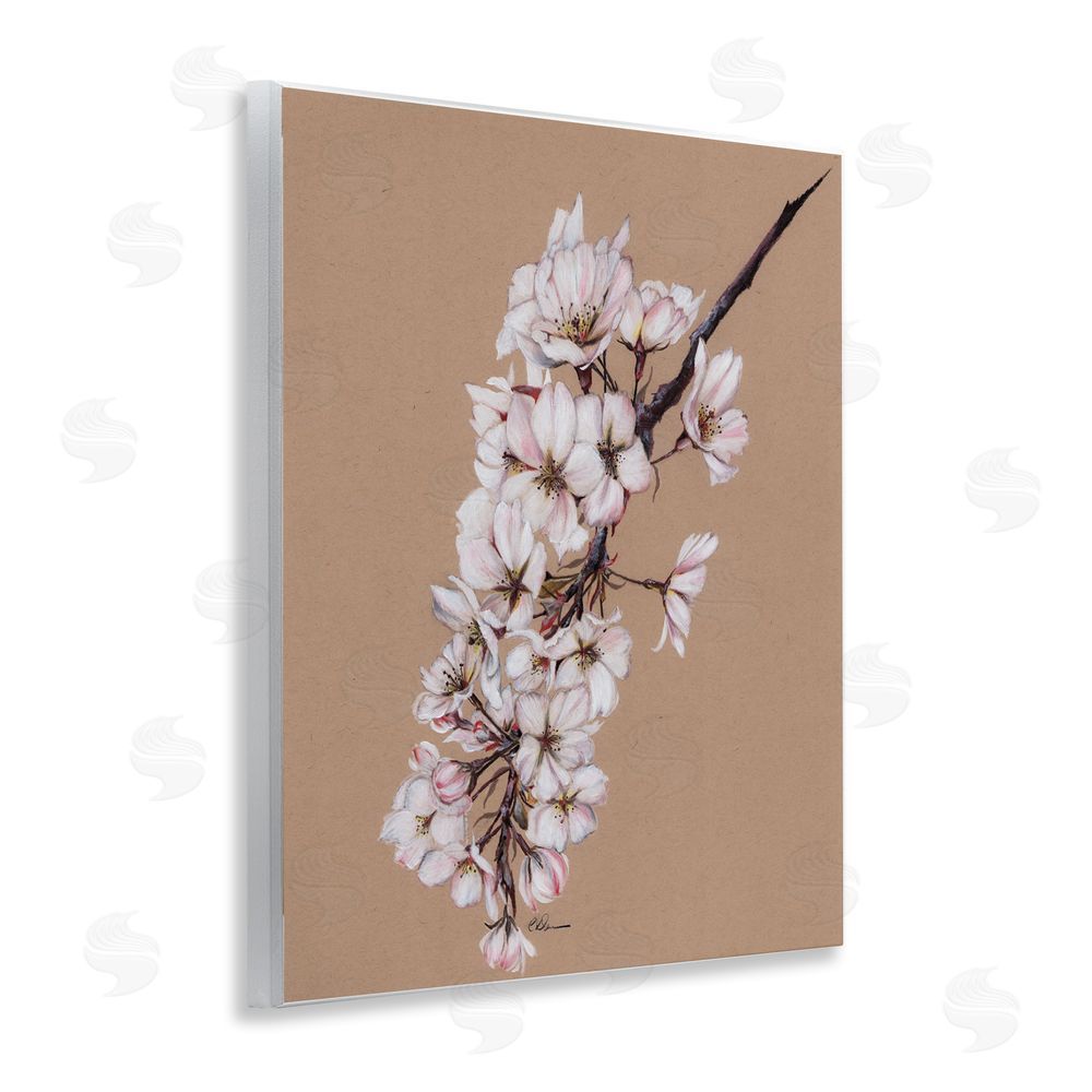 Cady Driver Delicate Spring Apple Blossoms Wall Plaque Art Print