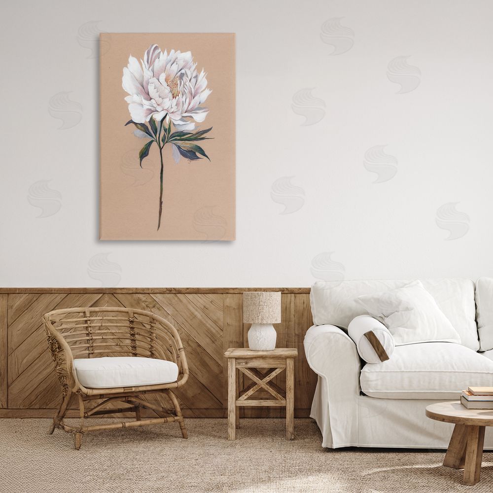 Cady Driver White Flower Branch Canvas Art on Wall