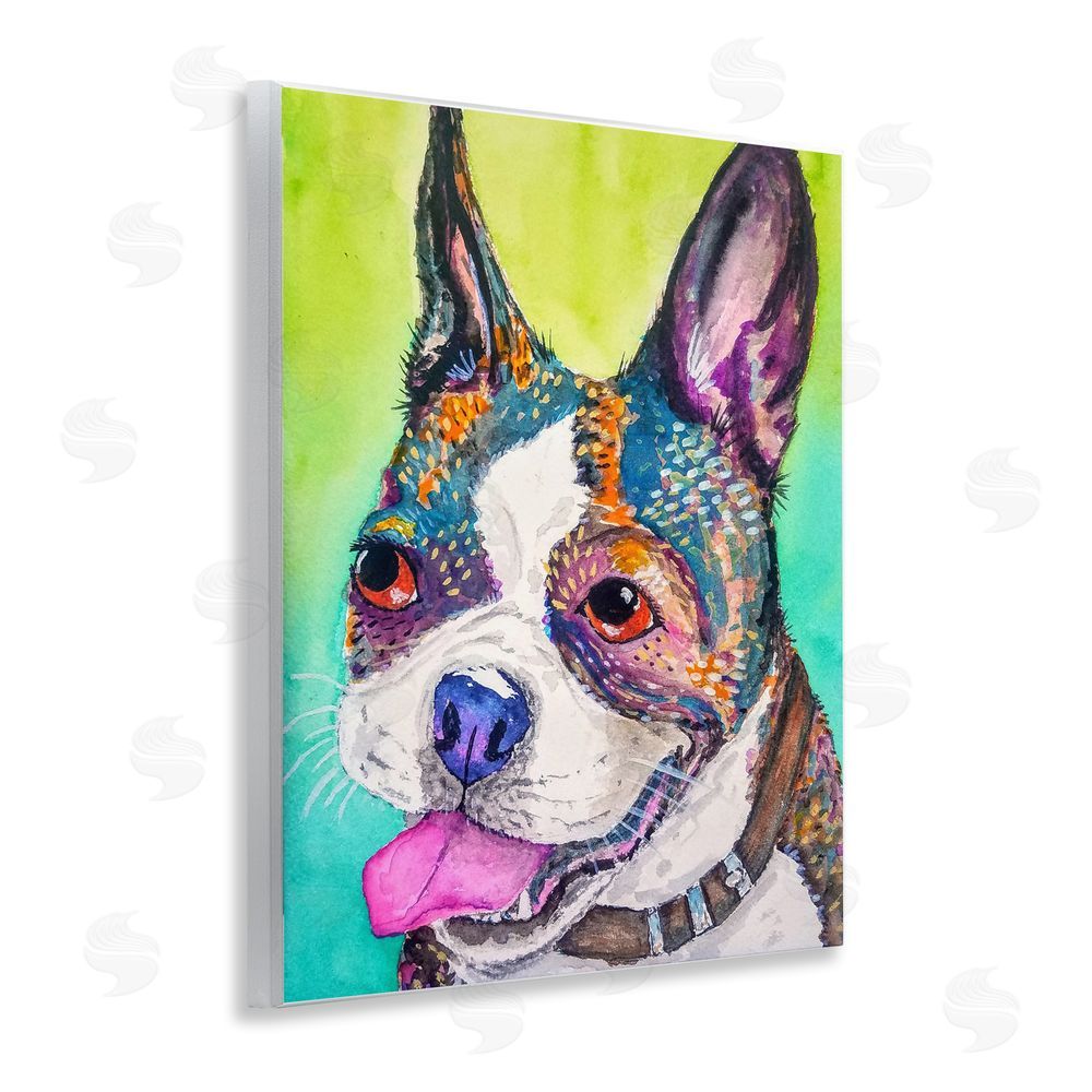 Tatiana Roberts Bright & Vibrant French Bulldog Wall Plaque Art Print