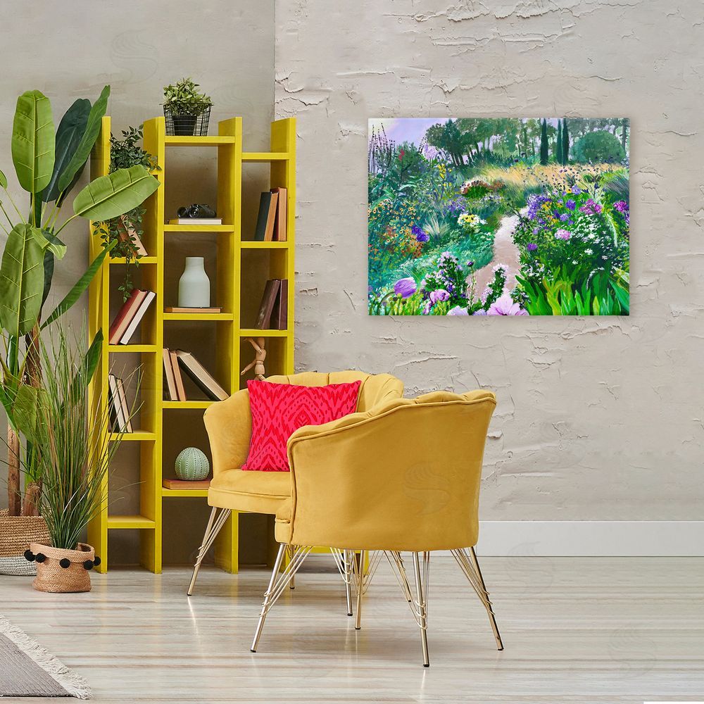 Lee Ann Zirbes Path to Country Gardens Canvas Art on Wall