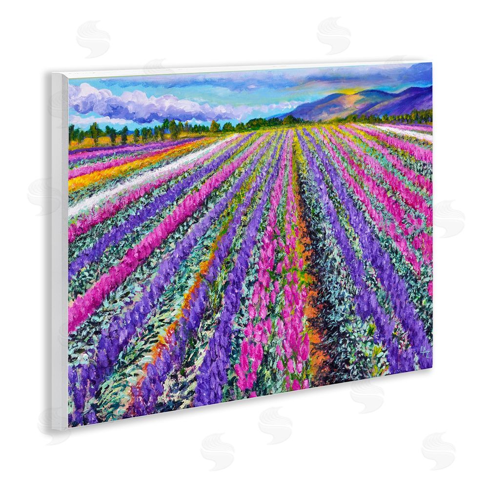 Lee Ann Zirbes Fragrant Lavender Farm Wall Plaque Art Print