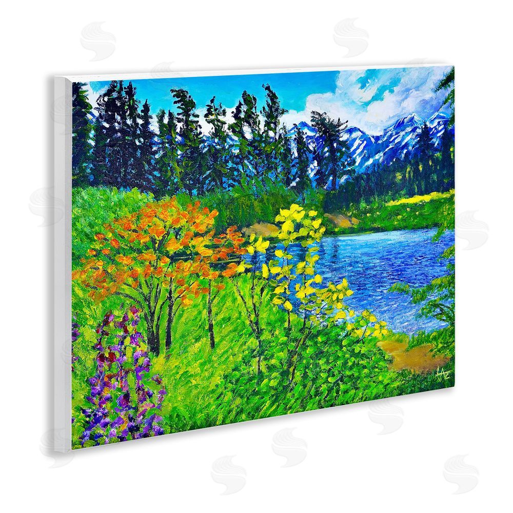 Lee Ann Zirbes Hidden Lake Scenery Wall Plaque Art Print