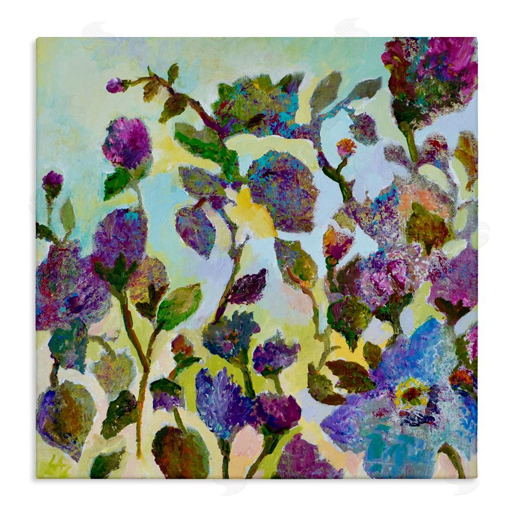 Lee Ann Zirbes Floral Tapestry Abstraction Canvas Wall Art Print