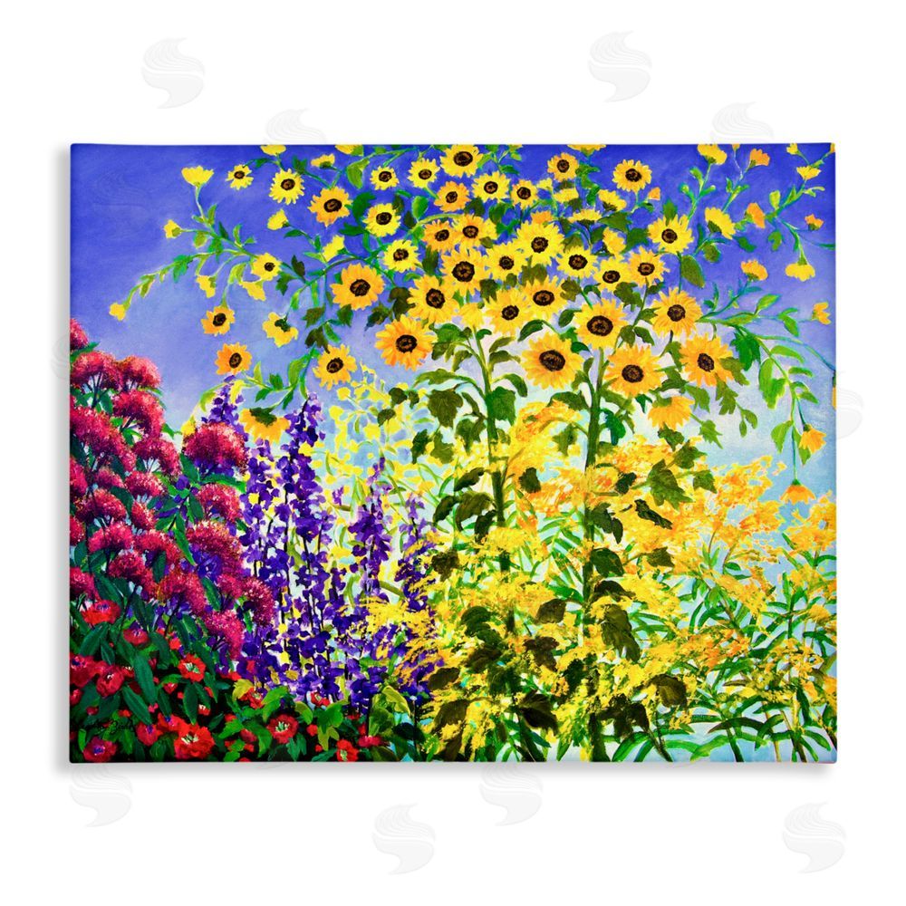 Lee Ann Zirbes Looming Sunflowers Spring Garden Canvas Wall Art Print