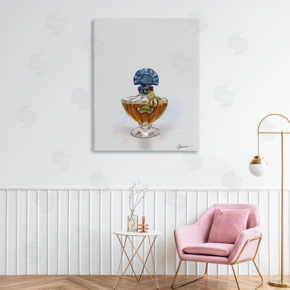 Mary Sparrow Classy Luxury Perfume Bottle Canvas Art on Wall