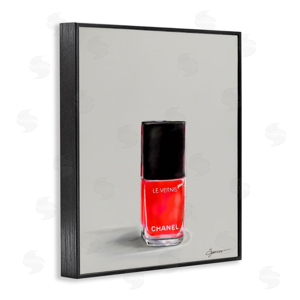 Mary Sparrow Classy Rouge Nail Polish Black Framed Giclee Wall Art Print