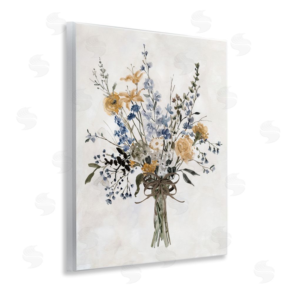 Carol Robinson Delicate Botanicals Bushel Wooden Wall Plaque Art Print