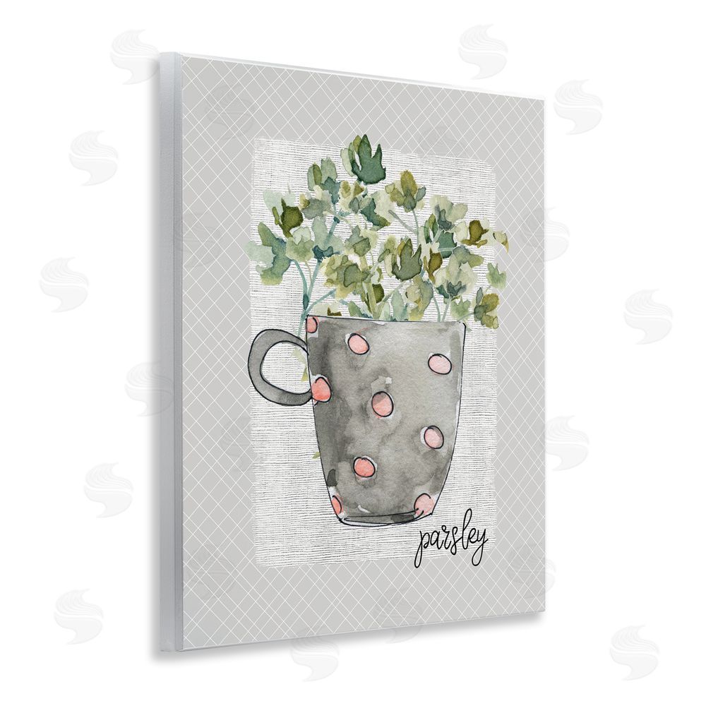 Livi Finn Parsley Herb Mug Wooden Wall Plaque Art Print