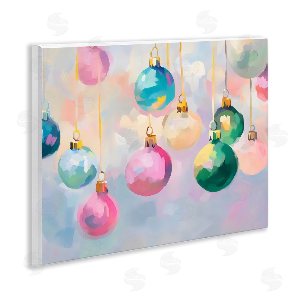 Arlington Prints Bright Pastel Ornaments Wall Plaque Art Print