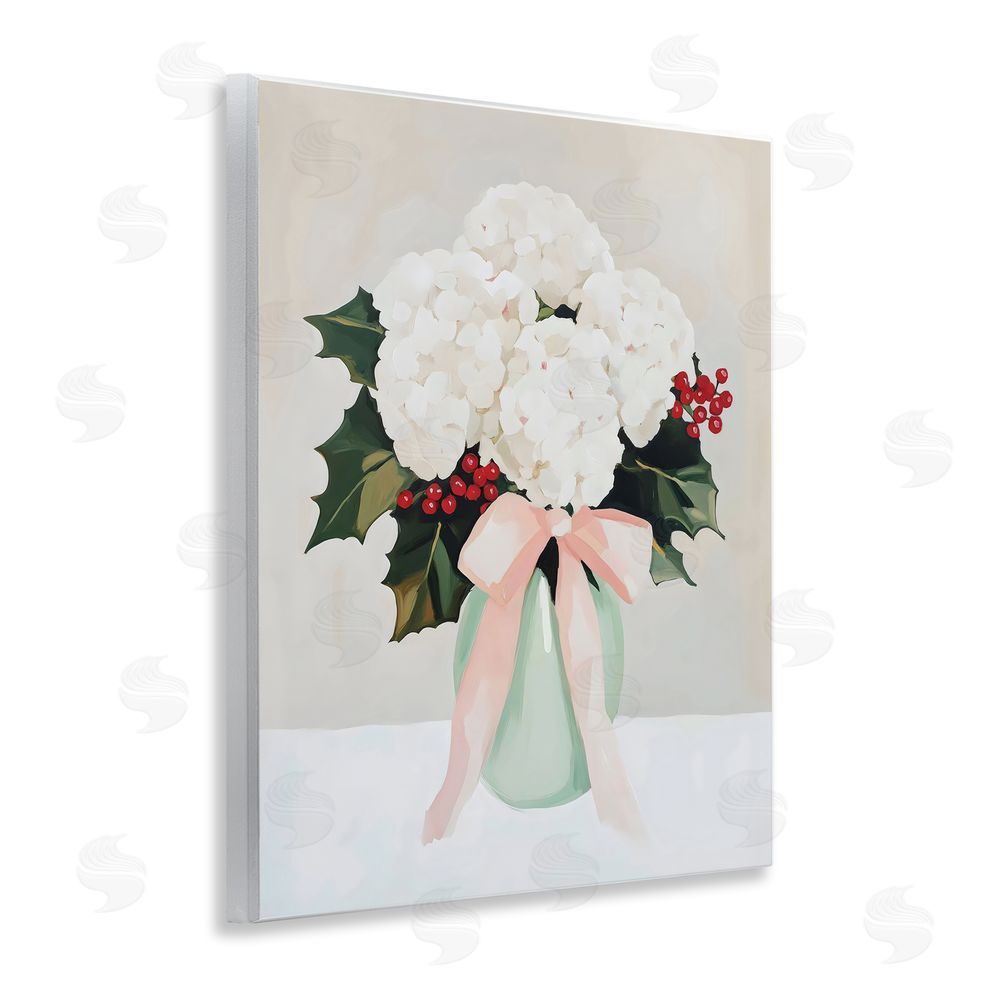 Arlington Prints Christmas Hydrangea Blooms Wall Plaque Art Print