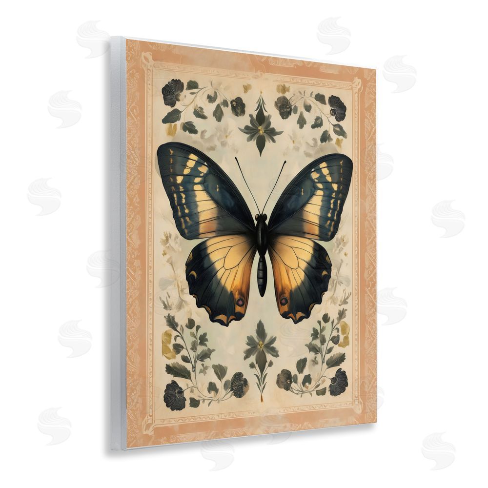 Arlington Prints Vintage Butterfly Botanical Illustration Wall Plaque Printed Art