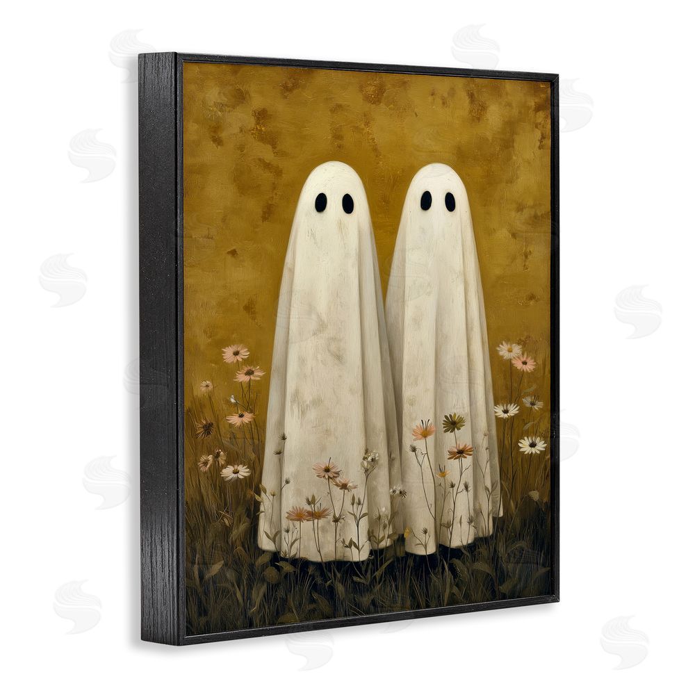 Arlington Prints Old World Ghost Couple Black Framed Giclee Wall Art Print