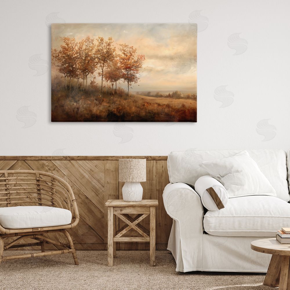 Creative Studio Vast Autumn Landscape Canvas Art on Wall