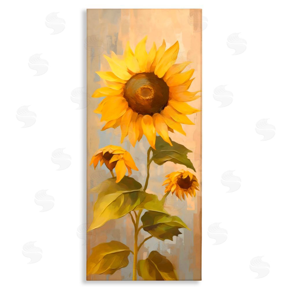 Creative Studio Vibrant Autumn Sunflower Canvas Wall Art Print