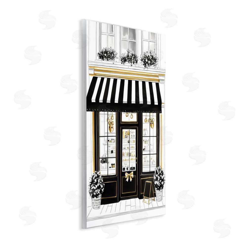 Petal Prints Design Paris Storefront Window Display Wall Plaque Home Decor Art Print