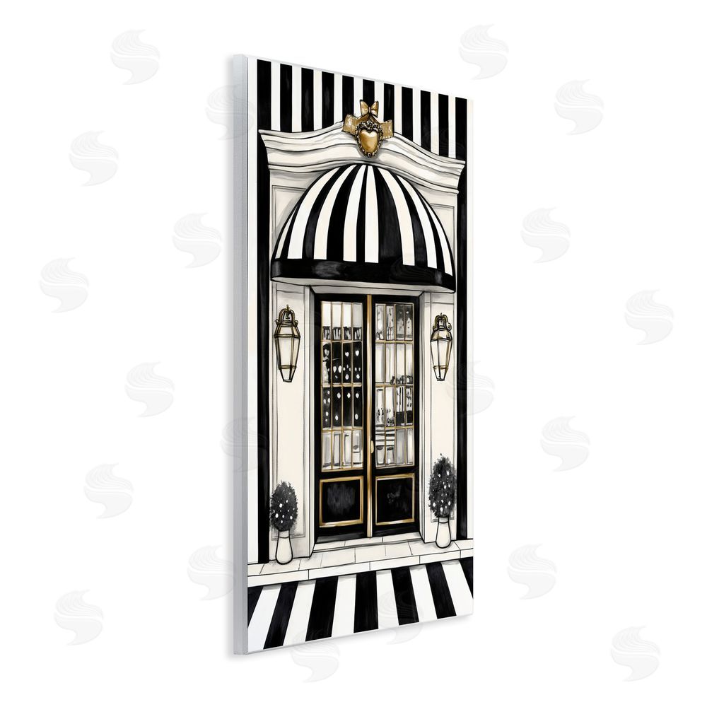 Petal Prints Design Paris Storefront Facade Wall Plaque Home Decor Art Print
