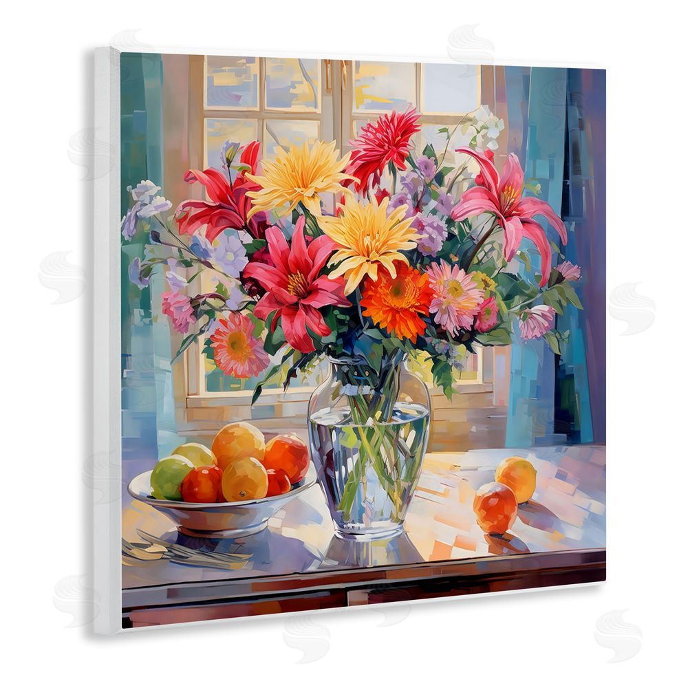 Creative Studio Summer Flowers & Fruit Wall Plaque Printed Art
