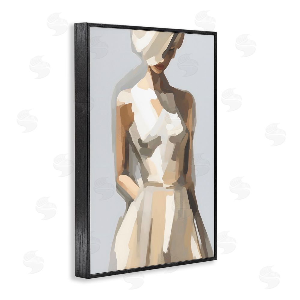 Creative Studio Sophistication of the Muse Black Framed Giclee Wall Art Print