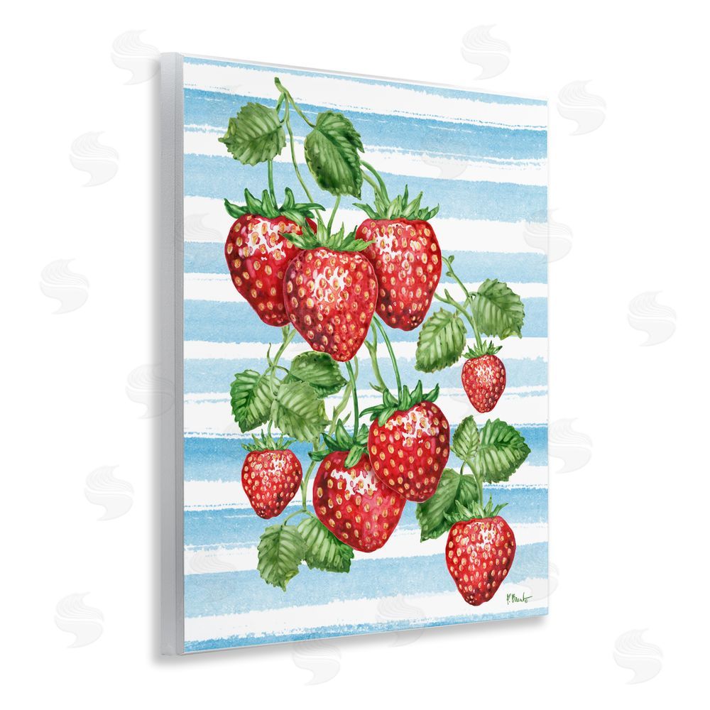 Paul Brent Juicy Strawberry Vine Wall Plaque Home Decor Art Print