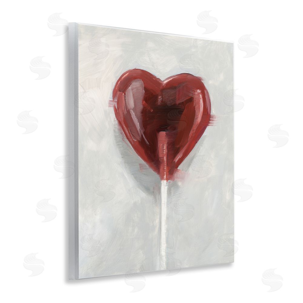 Ethan Harper Heart Shaped Lollipop Wooden Wall Plaque Art Print