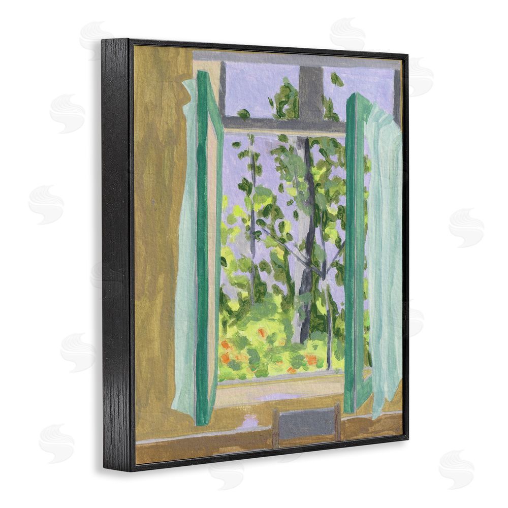 Melissa Wang A Seat For Spring Black Framed Giclee Print Wall Art