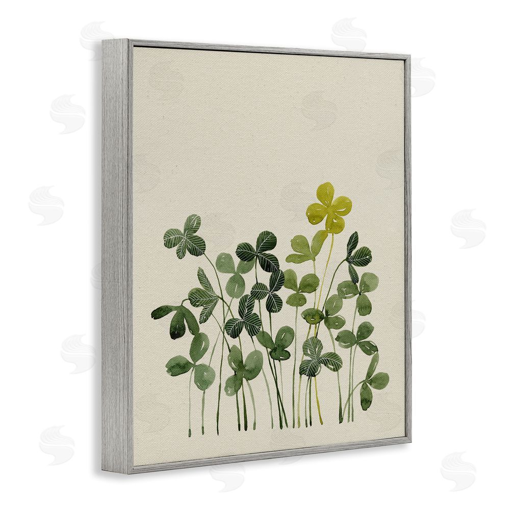 Grace Popp Hidden Gems Botanicals Gray Framed Giclee Print Wall Art