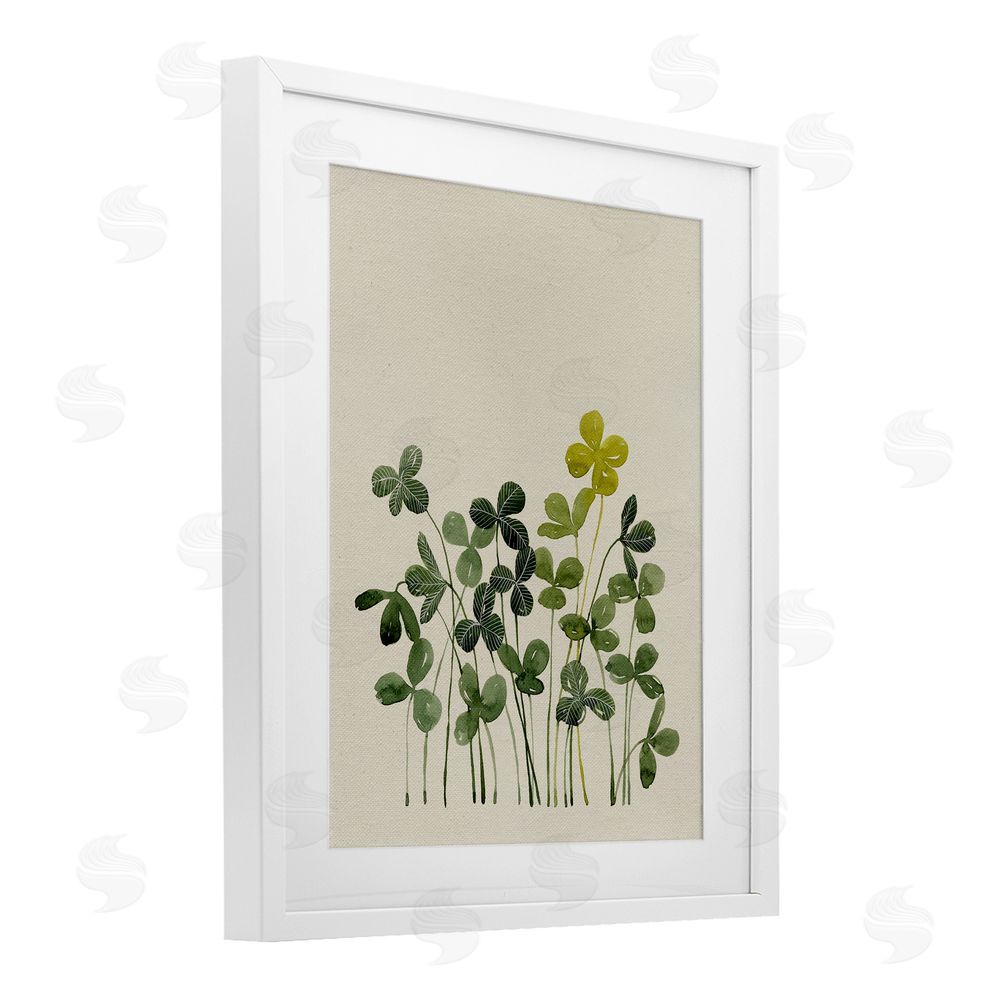Grace Popp Hidden Gems Botanicals White Framed Print Under Glass Wall Art