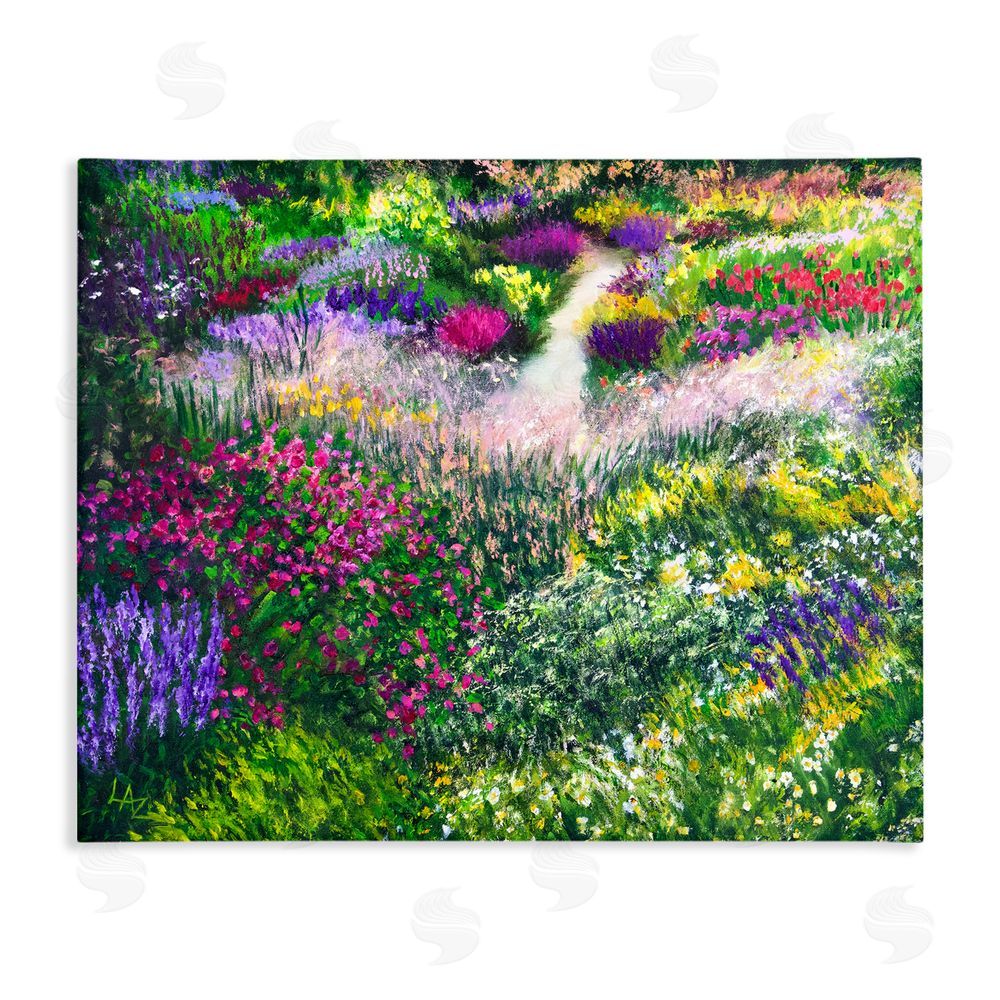 Lee Ann Zirbes Breath Of Spring Meadow Stretched Canvas Wall Art Print