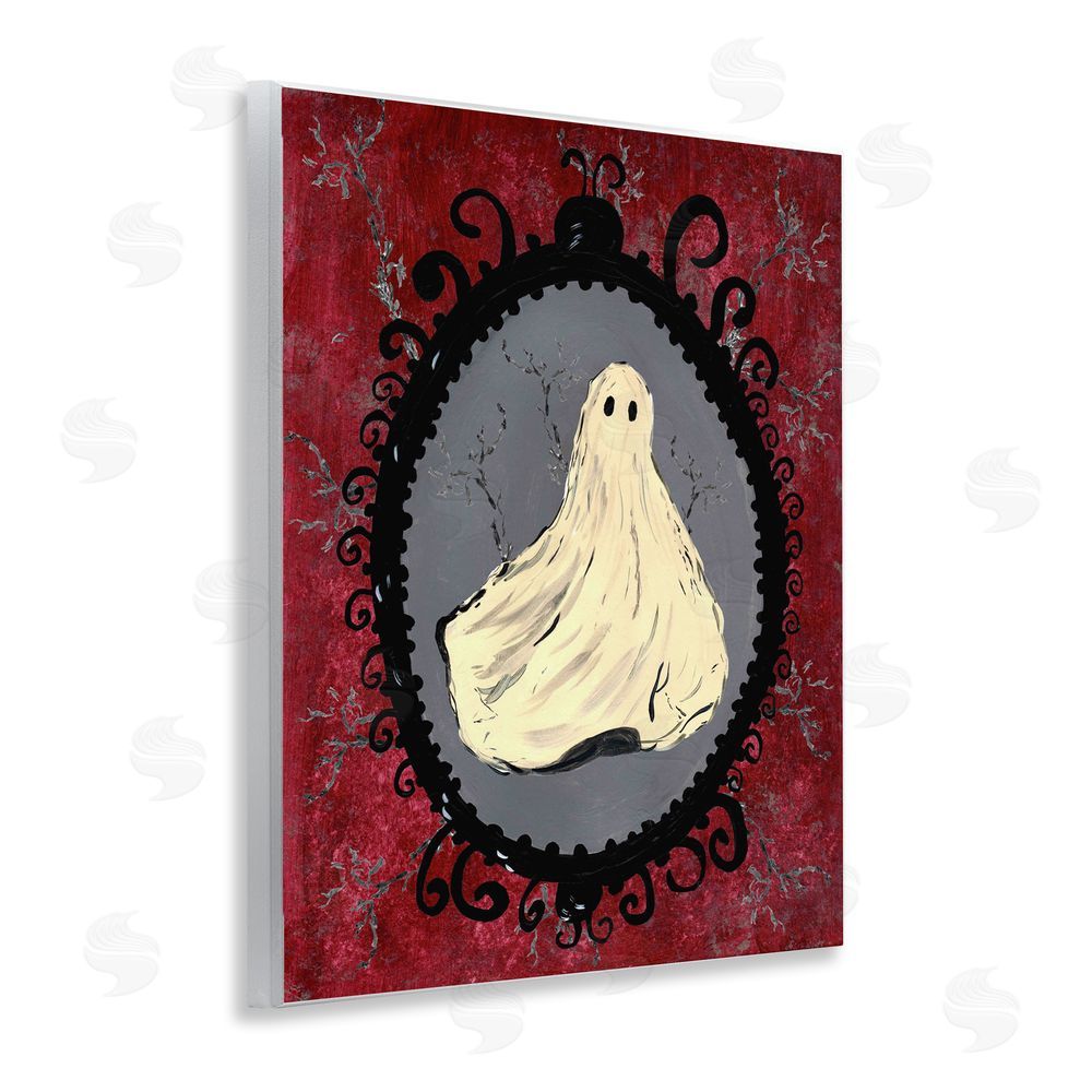 Kara Keller Designs Gothic Vintage Ghost Wall Plaque Art Print