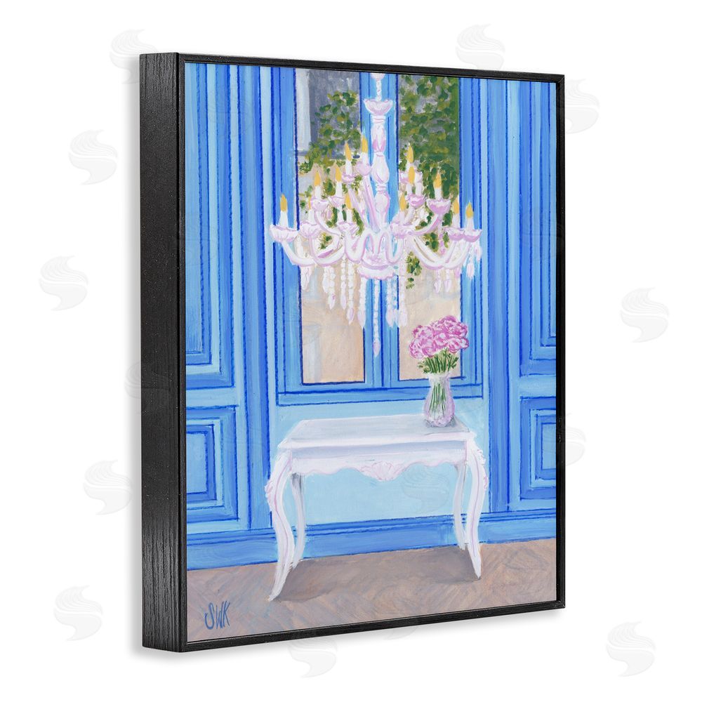 Sarah Waldron Kimball French Window Architecture Black Framed Giclee Wall Art Print