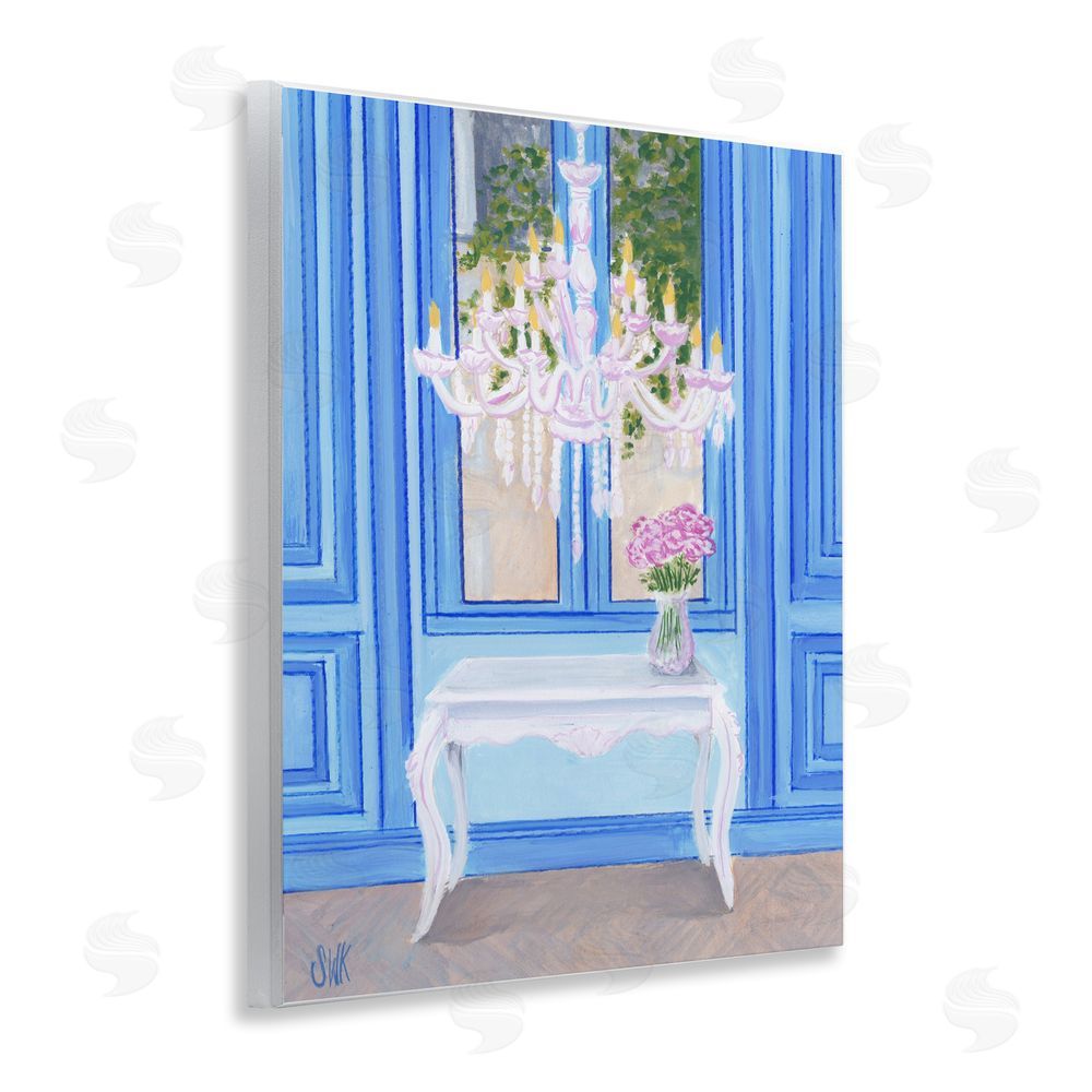 Sarah Waldron Kimball French Window Architecture Wooden Wall Plaque Art Print