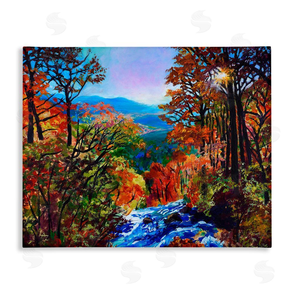 Lee Ann Zirbes Mountain Top Mosaic Canvas Wall Art Print
