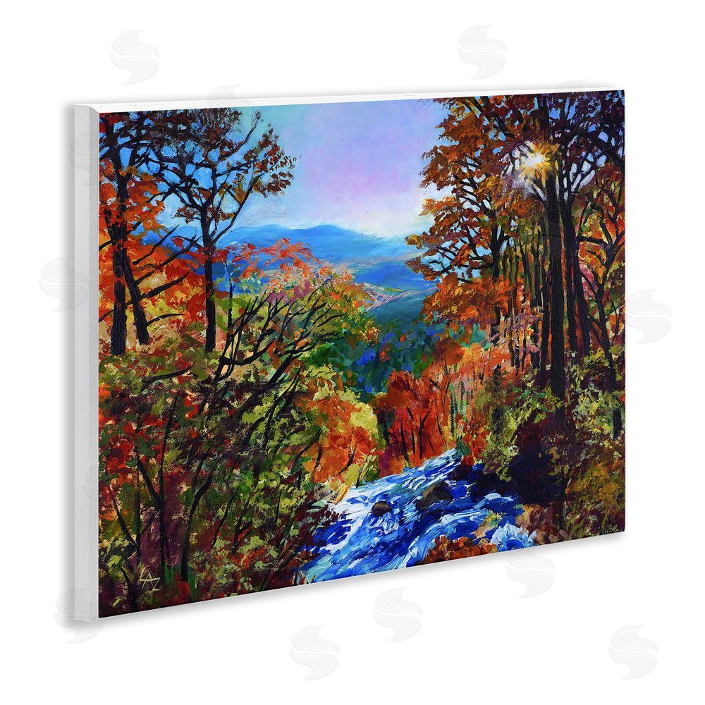 Lee Ann Zirbes Mountain Top Mosaic Wall Plaque Art Print