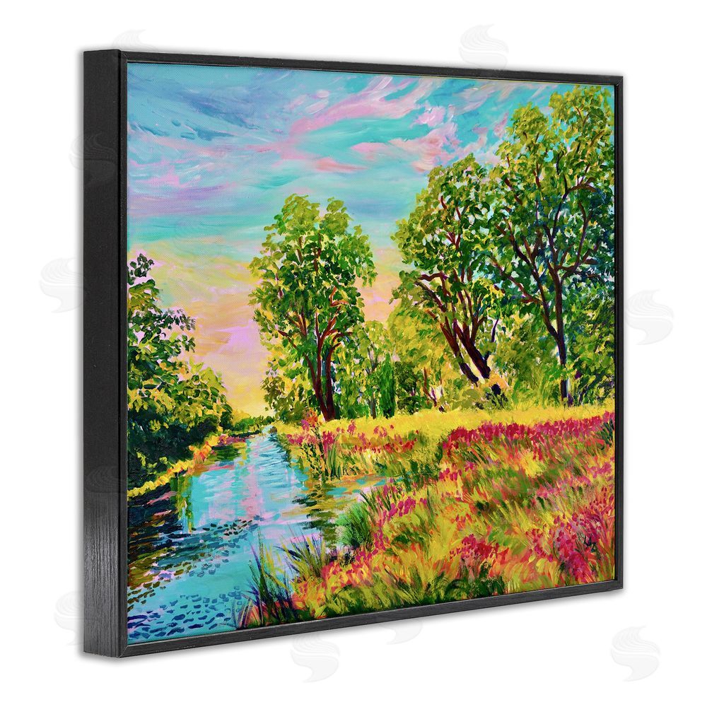 Lee Ann Zirbes Day Of Grace Landscape Black Framed Giclee Wall Art Print