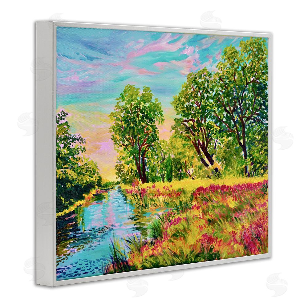 Lee Ann Zirbes Day Of Grace Landscape White Framed Giclee Wall Art Print