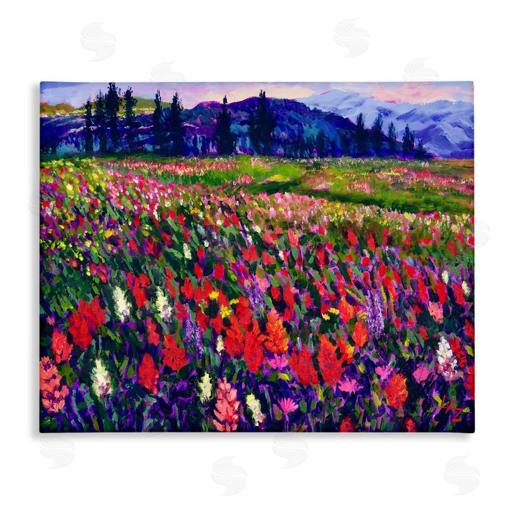 Lee Ann Zirbes Roadside Rhythm Meadow Canvas Wall Art Print