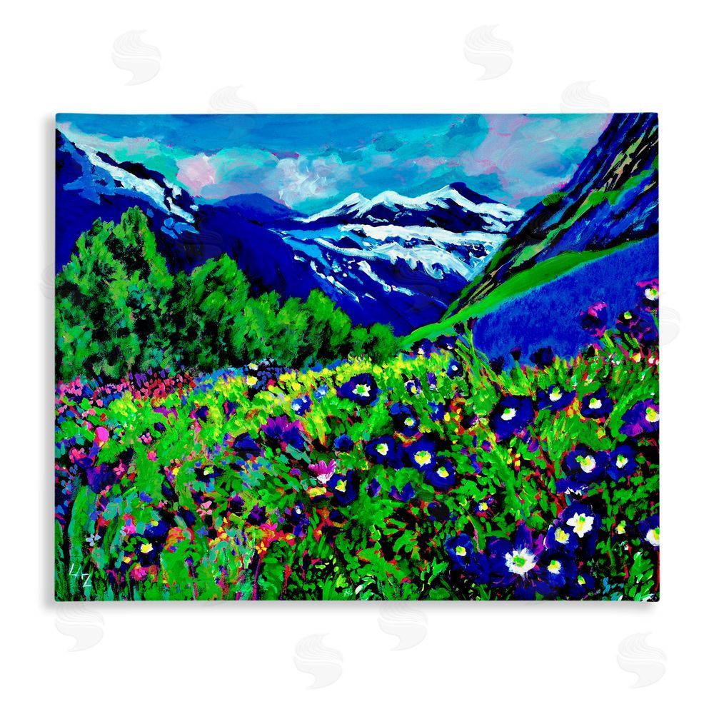 Lee Ann Zirbes Memory Mountain Valley Canvas Wall Art Print