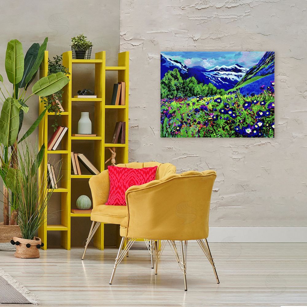 Lee Ann Zirbes Memory Mountain Valley Canvas Art on Wall