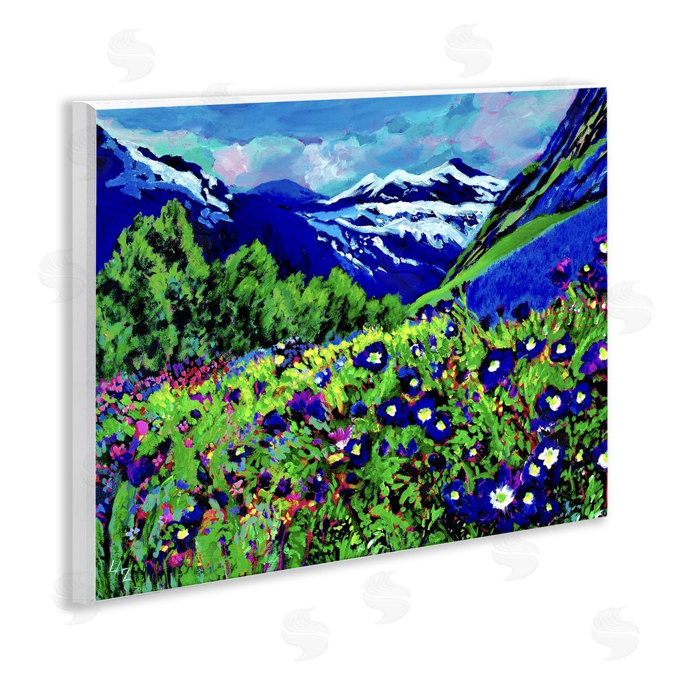 Lee Ann Zirbes Memory Mountain Valley Wall Plaque Art Print