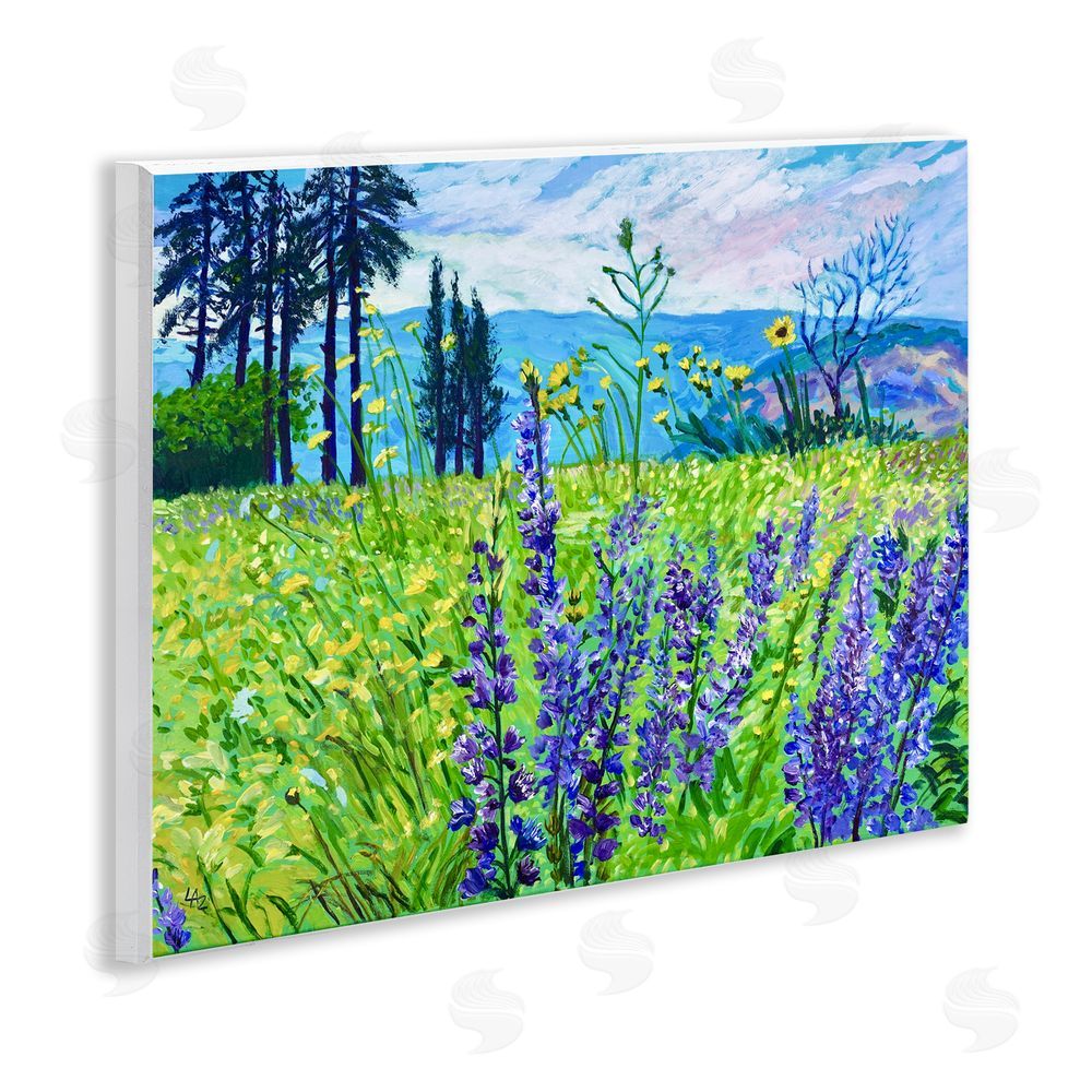 Lee Ann Zirbes Vibrant Elevation Blooms Wall Plaque Art Print