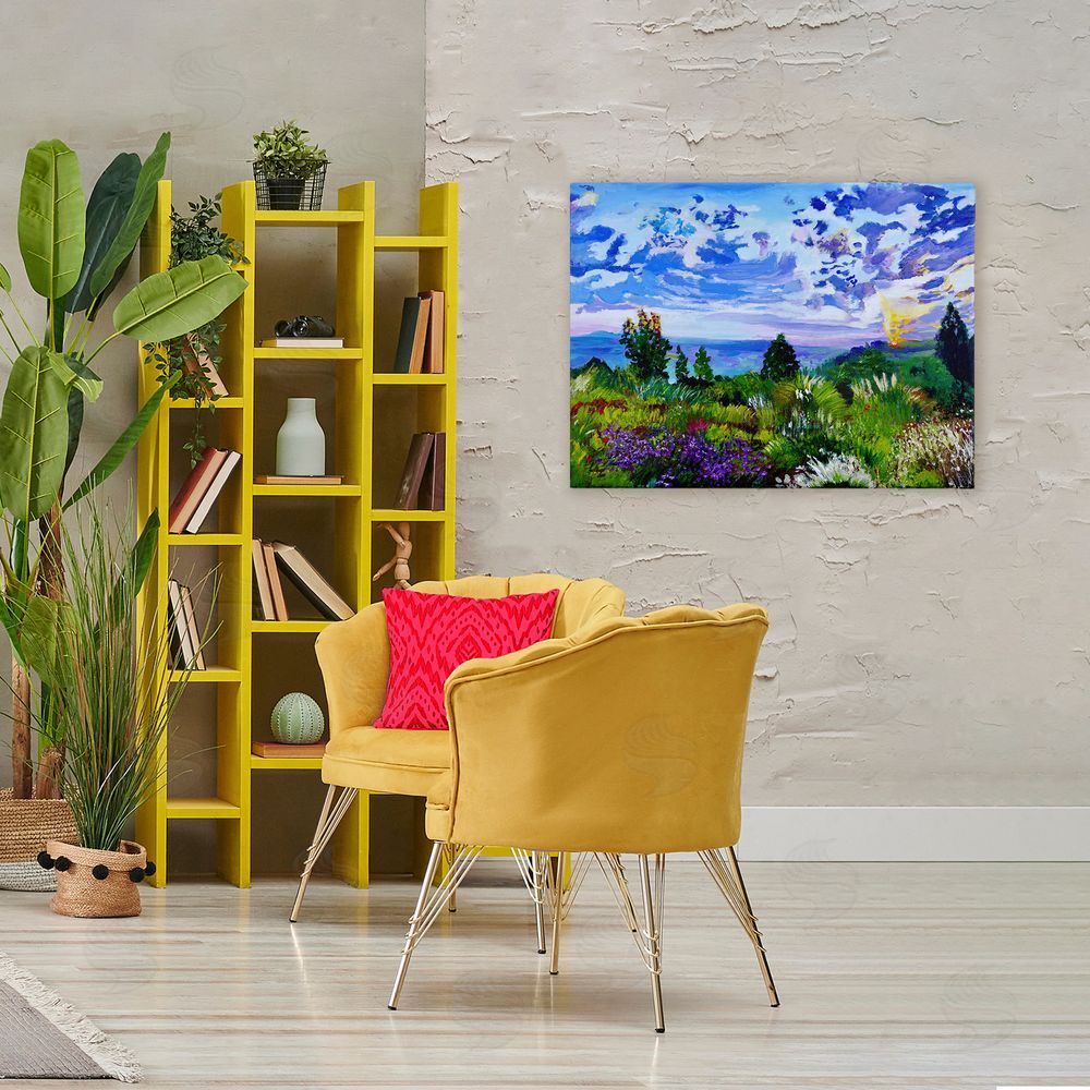 Lee Ann Zirbes Distinctive Nature Landscape Canvas Art on Wall