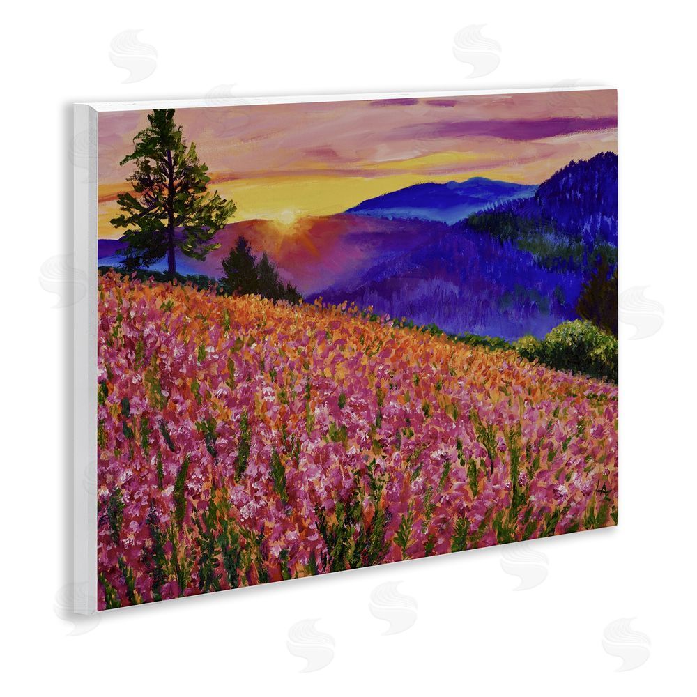 Lee Ann Zirbes Golden Moment Hillside View Wall Plaque Art Print