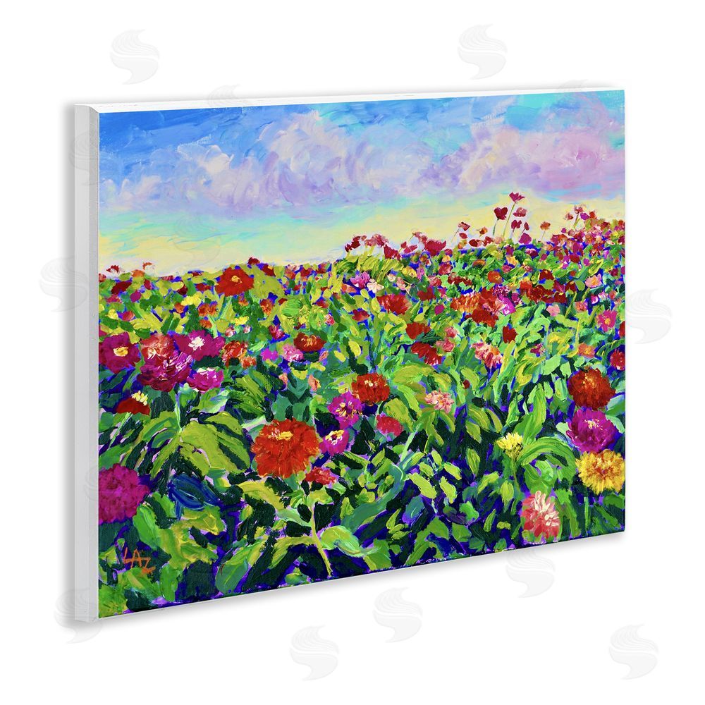 Lee Ann Zirbes Hot Summer Blooms Wall Plaque Art Print