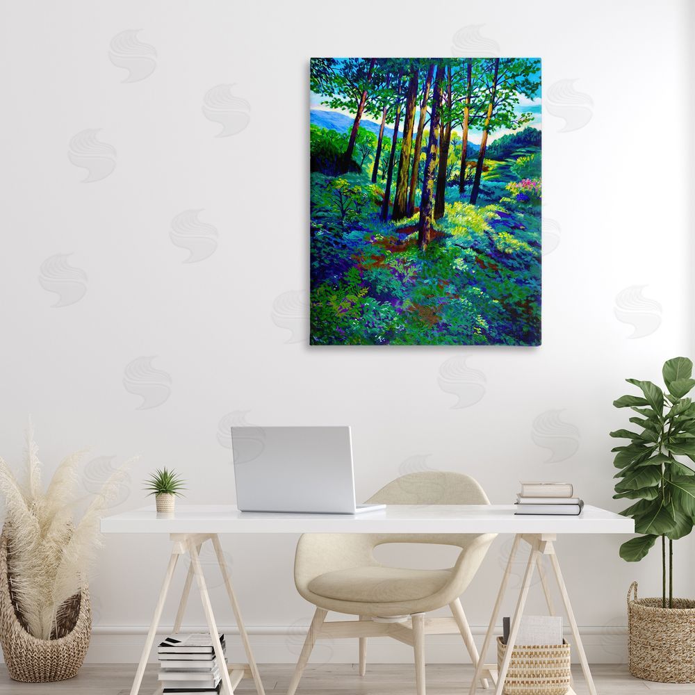 Lee Ann Zirbes Blue Ridge Mountain Breezes Canvas Art on Wall