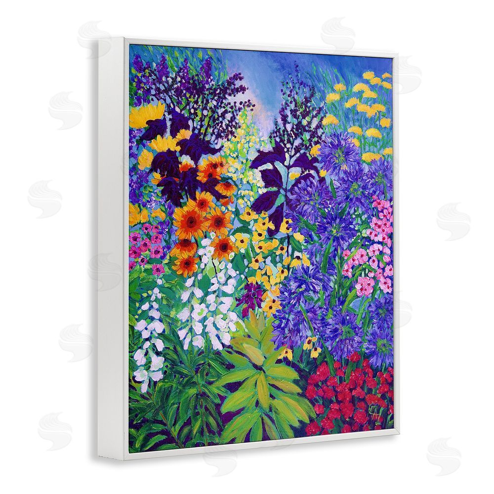Lee Ann Zirbes Color Companions Assortment White Framed Giclee Wall Art Print